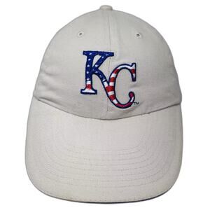 Kansas City Royals MLB Associated Premium Baseball Cap Beige OSFA Stars Stripes